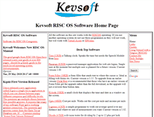 Tablet Screenshot of disc.kevsoft.co.uk