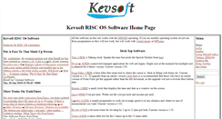 Desktop Screenshot of kevsoft.co.uk