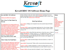 Tablet Screenshot of kevsoft.co.uk