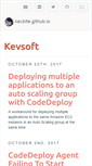 Mobile Screenshot of kevsoft.net